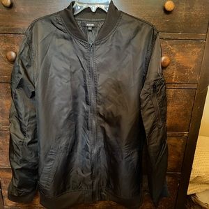 Black Bomber Jacket